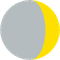 月齢4.9の月の画像