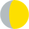 月齢8.9の月の画像